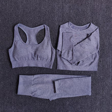 Load image into Gallery viewer, Women Seamless Yoga Set Fitness Sports Suits Gym Clothing