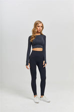 Load image into Gallery viewer, Women Seamless Yoga Set Fitness Sports Suits Gym Clothing