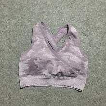 Load image into Gallery viewer, 3 pcs camo seamless women Yoga clothes set | sport leggings and top set