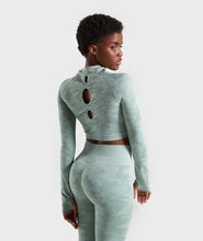 Load image into Gallery viewer, 3 pcs camo seamless women Yoga clothes set | sport leggings and top set