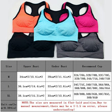 Load image into Gallery viewer, Women Absorb Sweat Sports Shockproof Padded Sports Bra