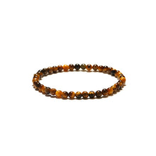 Load image into Gallery viewer, 4 Size Minimalist Natural Stone Beads Tiger Eye Bracelet For Male Yoga