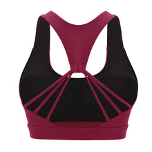 Load image into Gallery viewer, Sports Bras Gym Plus Size Push Up Backless Yoga Bra Workout Solid Tank Top High Impact Crop Tops