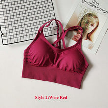 Load image into Gallery viewer, 21 Colors Seamless Sports Bra Women | Back Cross Strappy