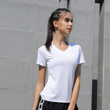 Load image into Gallery viewer, Yoga T shirt Gym Fitness Jerseys Shirt | Short Sleeves Women Sport Shirts
