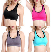 Load image into Gallery viewer, Women Absorb Sweat Sports Shockproof Padded Sports Bra
