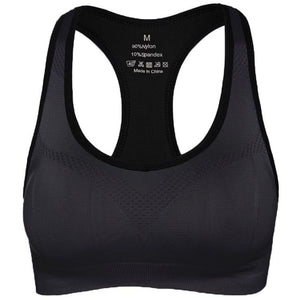 Women Absorb Sweat Sports Shockproof Padded Sports Bra