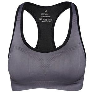 Women Absorb Sweat Sports Shockproof Padded Sports Bra