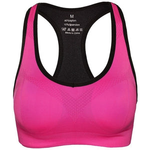 Women Absorb Sweat Sports Shockproof Padded Sports Bra