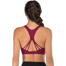 Load image into Gallery viewer, Sports Bras Gym Plus Size Push Up Backless Yoga Bra  Workout Solid Tank Top  High Impact Crop Tops
