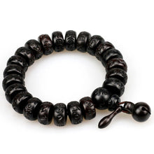 Load image into Gallery viewer, Natural Wood Tibetan Buddhist Bracelet | Lightning Stroke Jujube Beads Yoga Jewelry
