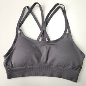 Women Energy Seamless Bra Workout Tops Fitness Yoga Bra