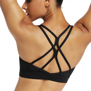 Large Size Crisscross Back Yoga Bra