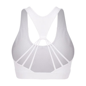 Sports Bras Gym Plus Size Push Up Backless Yoga Bra  Workout Solid Tank Top  High Impact Crop Tops