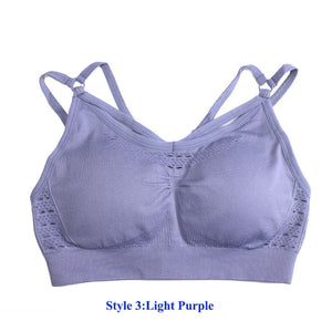 21 Colors Seamless Sports Bra Women |  Back Cross Strappy