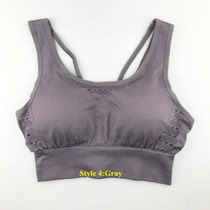 21 Colors Seamless Sports Bra Women |  Back Cross Strappy