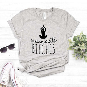 Yoga Women Cotton Casual Funny tshirt