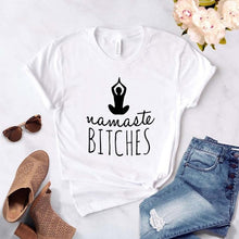 Load image into Gallery viewer, Yoga Women Cotton Casual Funny tshirt
