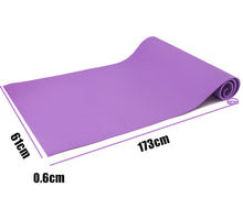 Load image into Gallery viewer, EVA Yoga Mat 6MM Thick Non-slip Fitness Pad For Yoga Exercise Pilates
