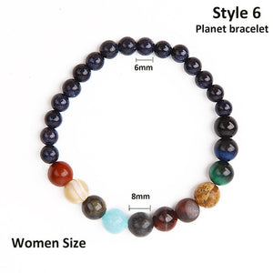 Handmade Natural 7 Chakra Bead Stone Bracelets