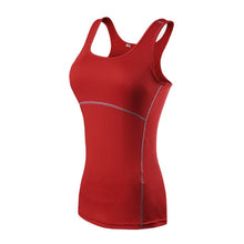 Load image into Gallery viewer, Quick Dry Vest High elasticity Tight fitting fitness Yoga T Shirt
