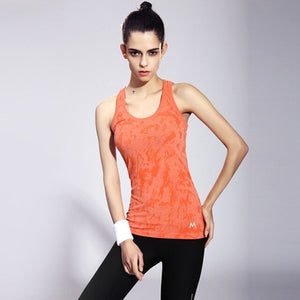 Sleeveless Breathable Quick Dry Women Tank Top | Slim Medium-long Nylon & Spandex Yoga Shirt Vest