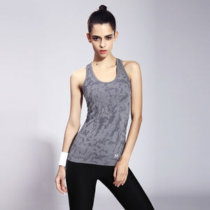 Sleeveless Breathable Quick Dry Women Tank Top | Slim Medium-long Nylon & Spandex Yoga Shirt Vest